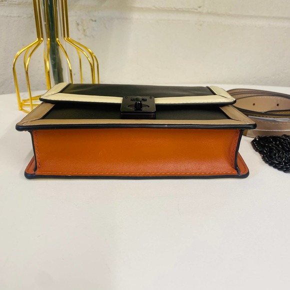 Coach 884 Hutton Belt Bag In Colorblock IN Taupe Multi - Picture 7 of 9